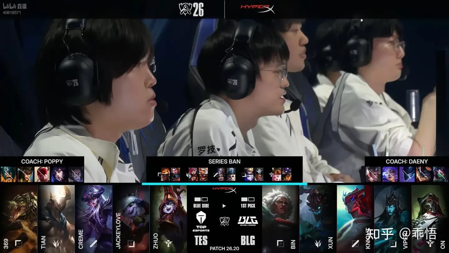 TES战胜BLG后:BLG掉入2-2组,只剩四个潜在对手