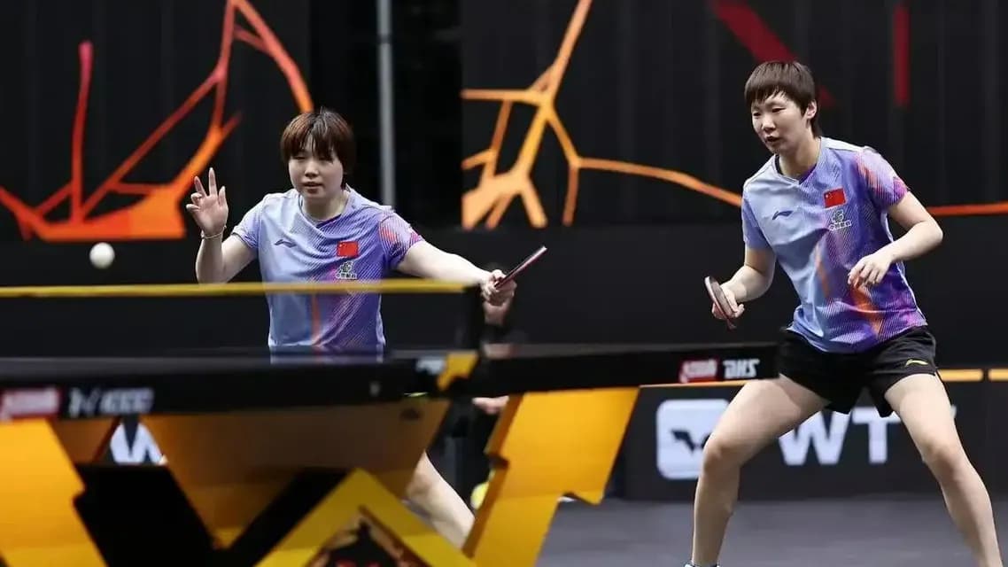 数清WTT女双四强:国乒占三席,陈熠/李益惠五局险胜日韩组合