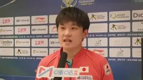 张本智和赛后再提巴黎3-4:只差一局,他却说差两三局