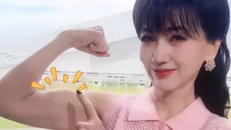 赵雅芝晒肌肉线条始末:自称不是娇滴滴女王说了啥